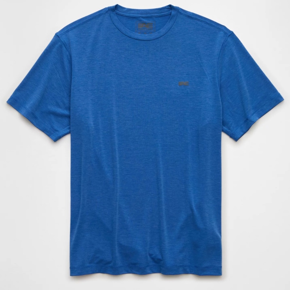 American Eagle Men’s 24/7 Active Training T-Shirt, Size Medium, Cobalt Blue